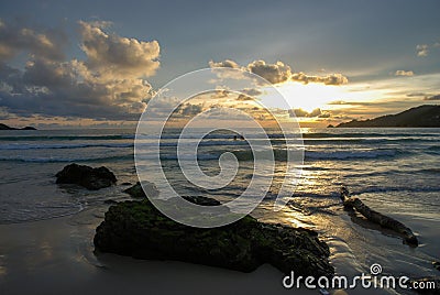 Patong beach sescape Stock Photo