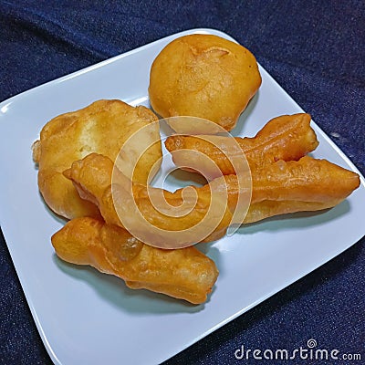 Patongo that is wellknown in thailand for rapid breakfast Stock Photo
