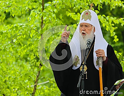 Patriarch Filaret Editorial Stock Photo