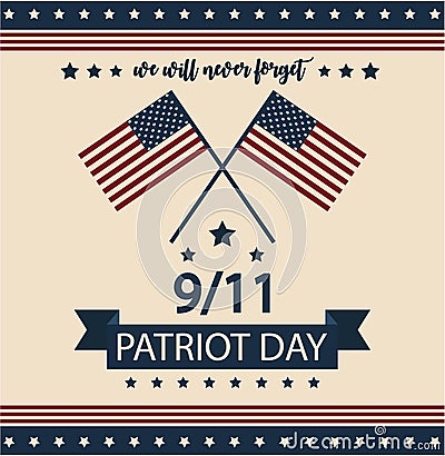 Patriot Day Vector Illustration