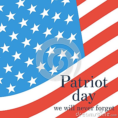 Patriot Day vector Vector Illustration