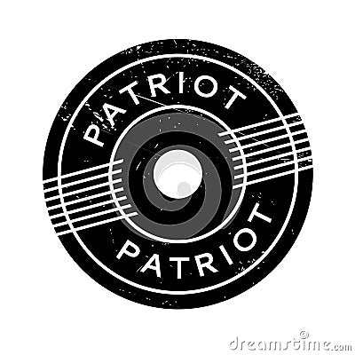Patriot rubber stamp Stock Photo