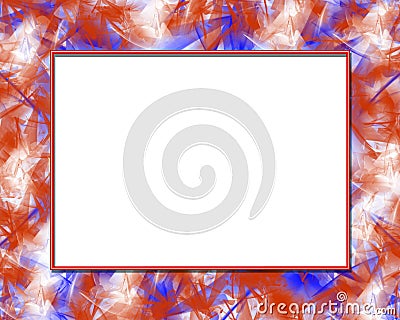 Patriotic Frame Stock Photo