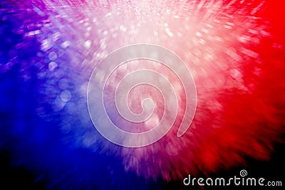 Patriotic July Firework Day Red White and Blue Fireworks Party Background Stock Photo