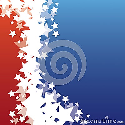 Patriotic Stars Stock Photo