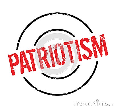 Patriotism rubber stamp Vector Illustration