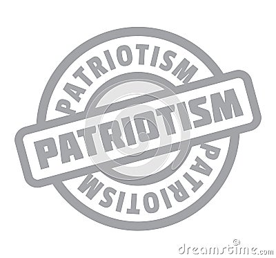 Patriotism rubber stamp Vector Illustration