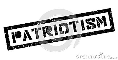 Patriotism rubber stamp Stock Photo