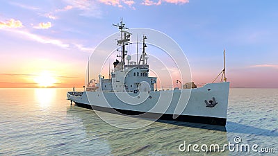 Patrol boat Stock Photo
