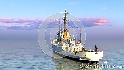 Patrol boat Stock Photo