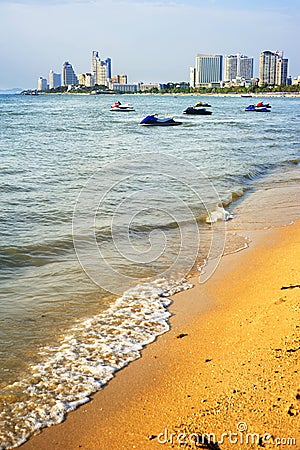 Pattaya beach Stock Photo