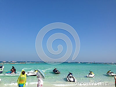 Pattaya beach, Thailand Editorial Stock Photo