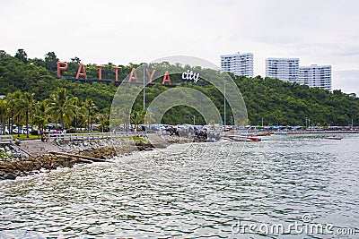 Pattaya sign Editorial Stock Photo