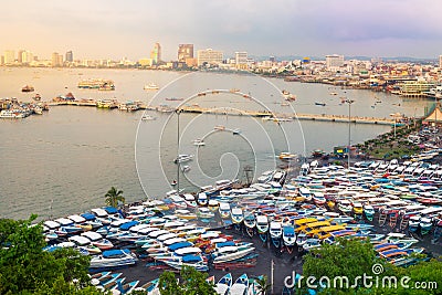 Pattaya View Editorial Stock Photo