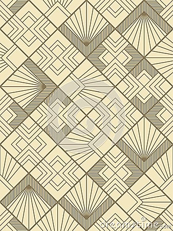 Abstract geometric pattern with lines. Vector Illustration