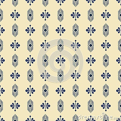 Abstract geometric pattern. Vintage motifs. old style Vector Illustration