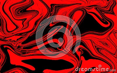 Pattern abstract background liquid black and red Stock Photo