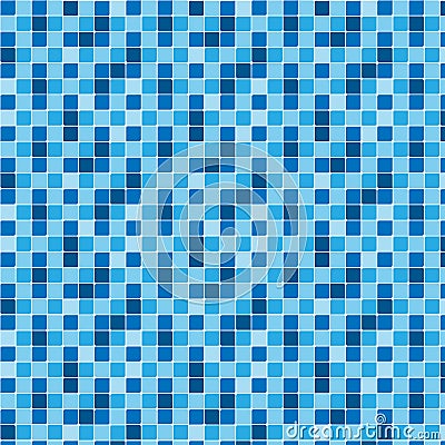 Pattern blue tiles texture Vector Illustration