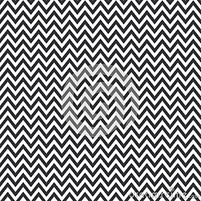 Pattern with chevron stripes on white background. Vector Illustration