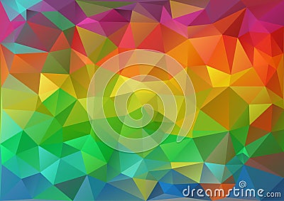 Colorful Pattern Geometric Vector Illustration