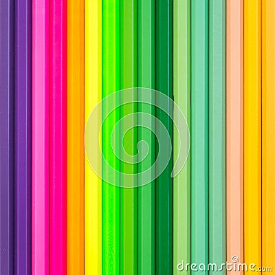 Pattern colour pencils texture and background Stock Photo