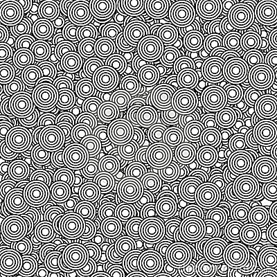 A pattern consisting of circles. Vector Illustration