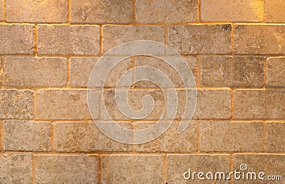 A pattern created by brick shaped tile. Stock Photo