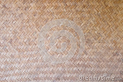 Pattern and design of Thai style bamboo handcraft Stock Photo