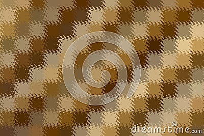 Pattern of diagonal abstract lines in brown, olive color. Seamless gradient forms for holiday fabric print. Modern textured Cartoon Illustration