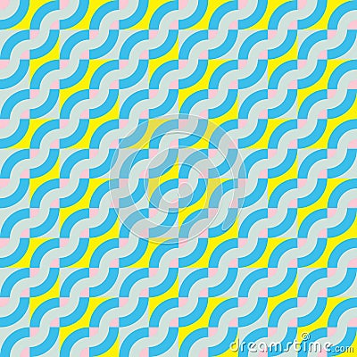 Pattern with diagonal waves Vector Illustration