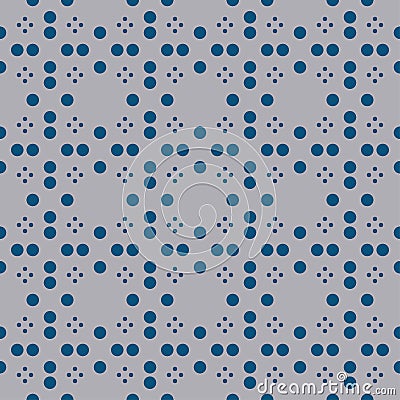 Pattern from dots on light seamless background Stock Photo