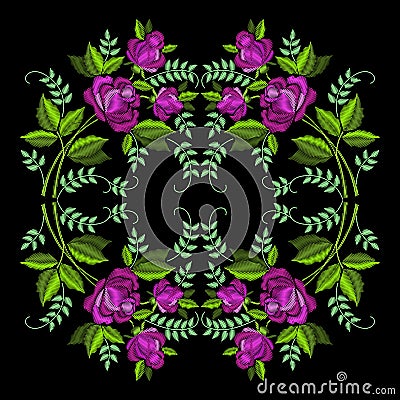 A pattern for embroidery Vector Illustration