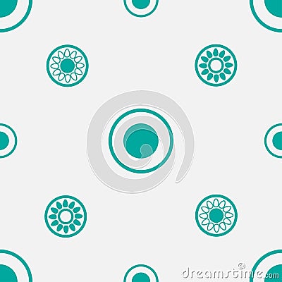 Pattern. Flower abstraction Vector Illustration