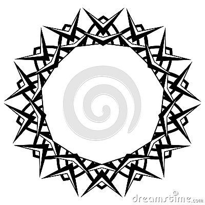 Pattern_frame Vector Illustration