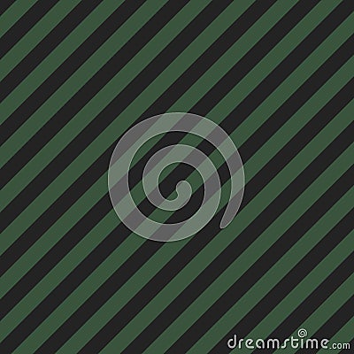 Pattern green and black slanting strips Vector Illustration