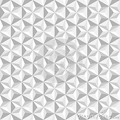 Seamless Gray Triangular Pattern for Abstract Background Stock Photo