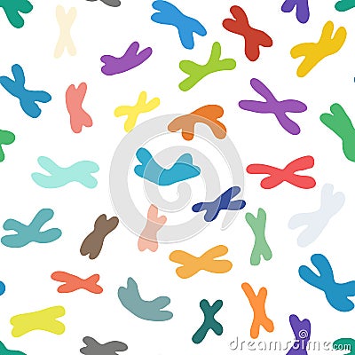 Pattern with a human chromosome Vector Illustration