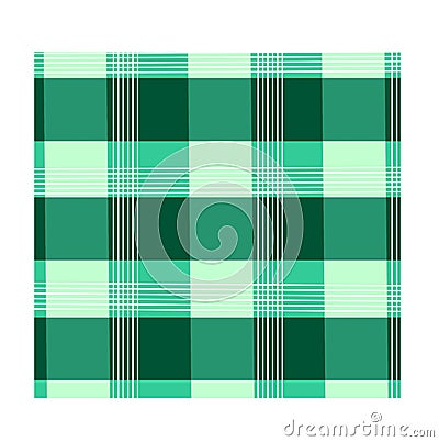 Pattern of the loincloth with sea green Vector Illustration