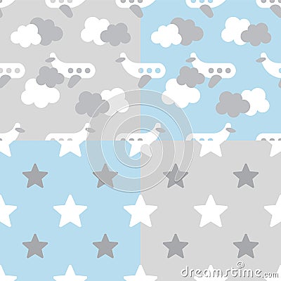 Pattern mobile set 3 Vector Illustration