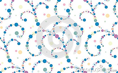 The pattern of the multicolored dots Stock Photo