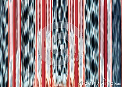 Pattern of multicolored parallel vertical lines. Abstract geometric striped background pattern in bright colors Stock Photo