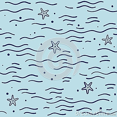 Pattern in navy style for textile or background Stock Photo