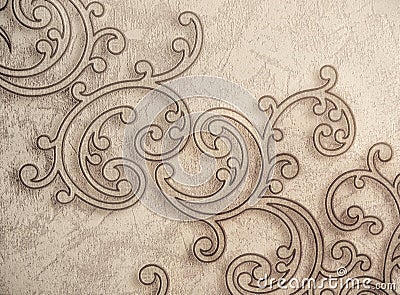 Pattern Ornamental Wallpaper Stock Photo