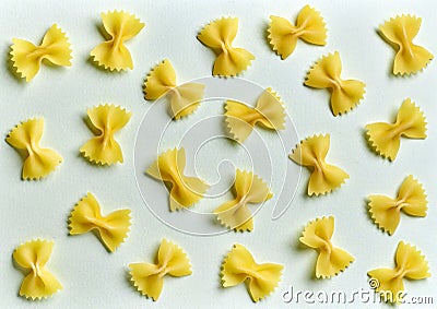Pattern of pasta Stock Photo