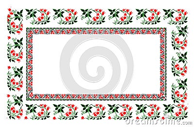 Pattern, popular motif, regular motif, tablecloth, picture Stock Photo