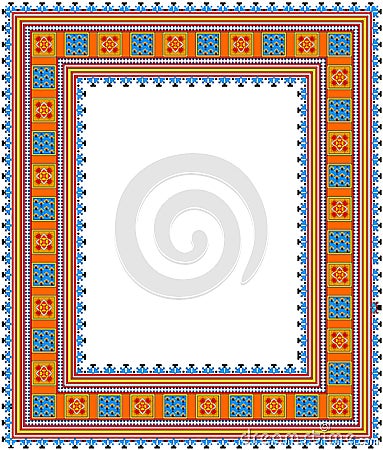 Pattern, popular motif, regular motif, tablecloth, picture Stock Photo