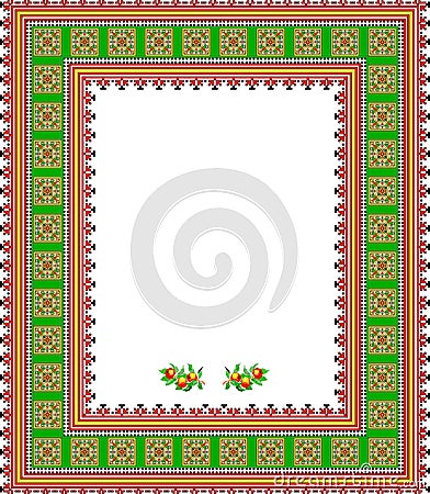 Pattern, popular motif, regular motif, tablecloth, picture Stock Photo