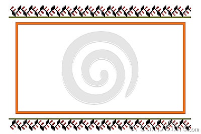 Pattern, popular motifs. Cartoon Illustration