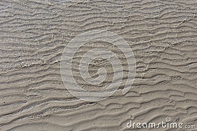 Pattern in sand sculptured wind Stock Photo
