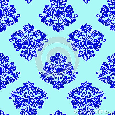 2267 pattern, seamless pattern, damask floral pattern, wallpaper ornament, wrapping paper, scrapbooking Vector Illustration